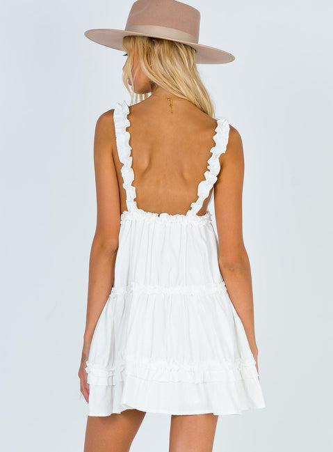 Romeo Mini Dress White Product Image
