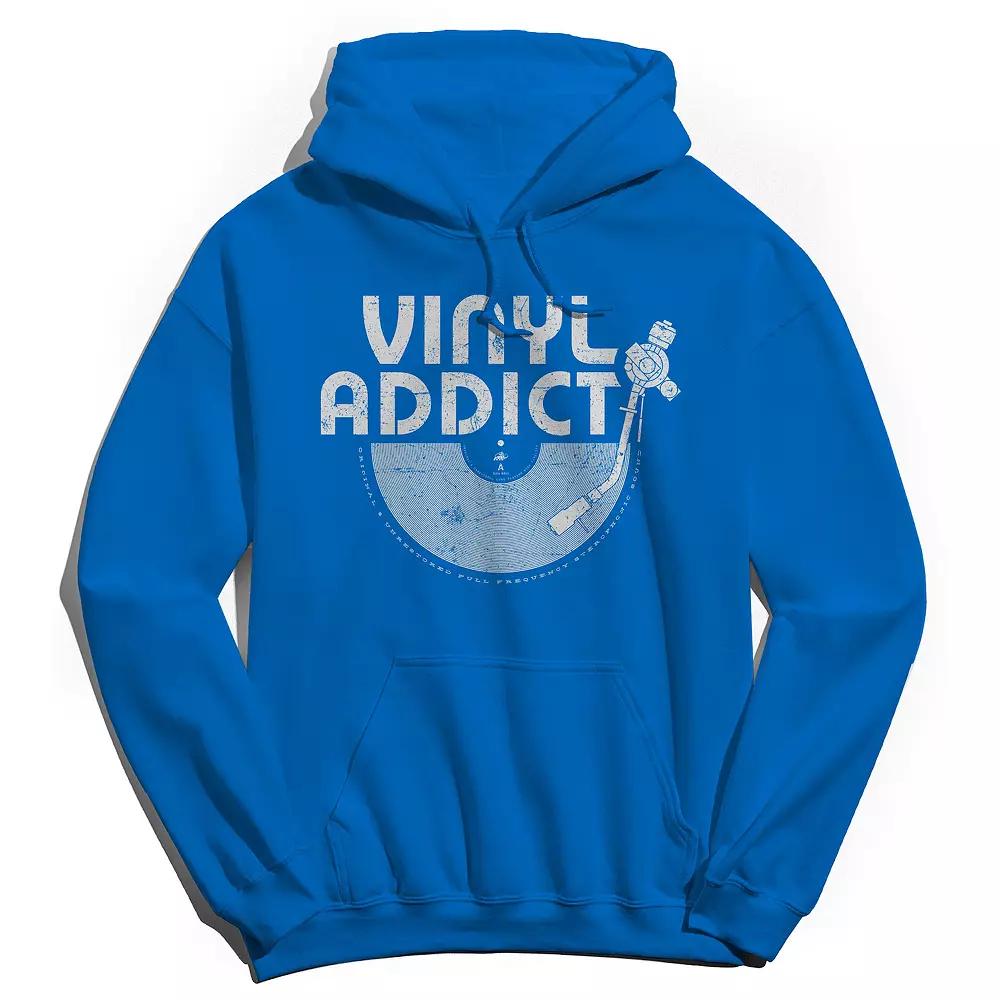 Men's Original & Unrestored Vinyl Addict Graphic Hoodie,  Product Image