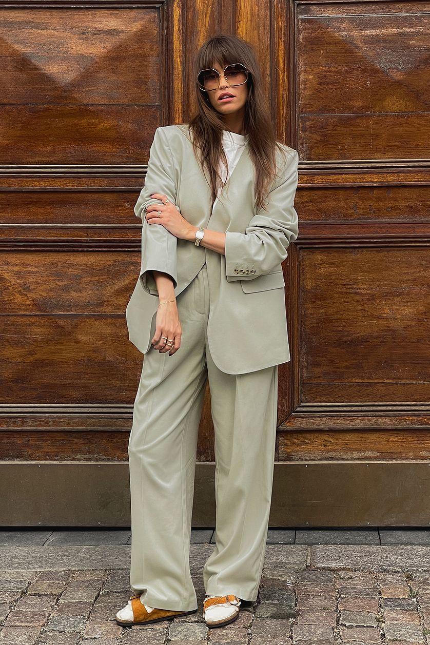 Straight Suit Trousers Product Image