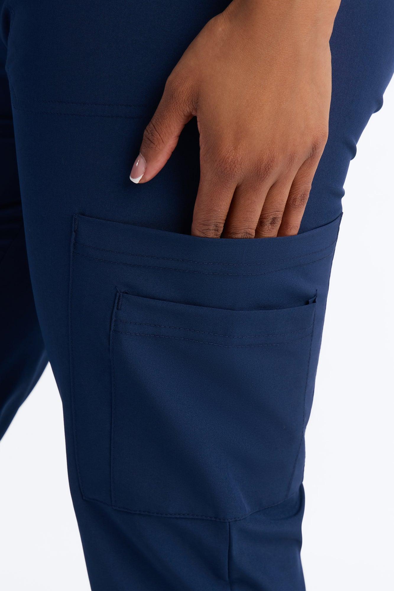 Back In Action Scrub Set - Navy Female Product Image