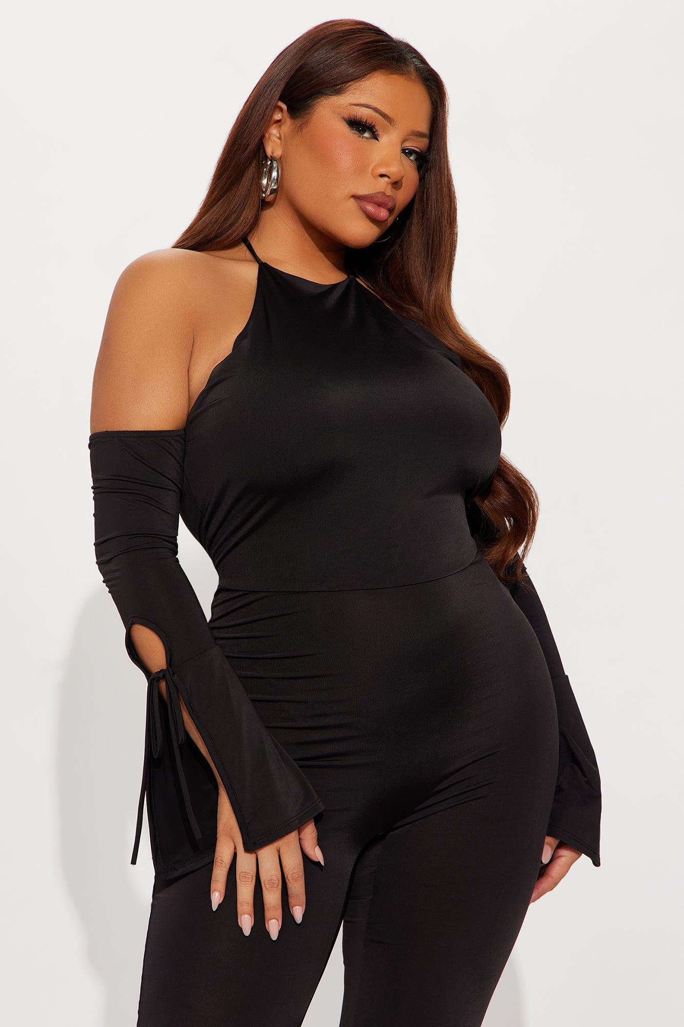 Carla Skinny Leg Jumpsuit - Black Female Product Image