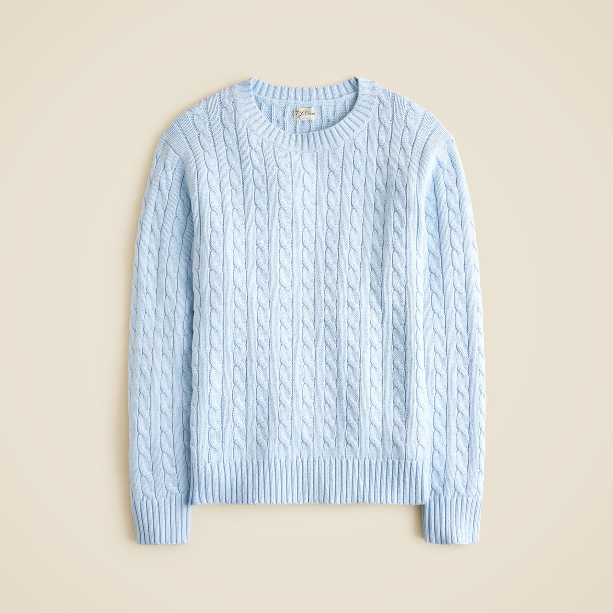 Heritage cotton cable-knit sweater Product Image
