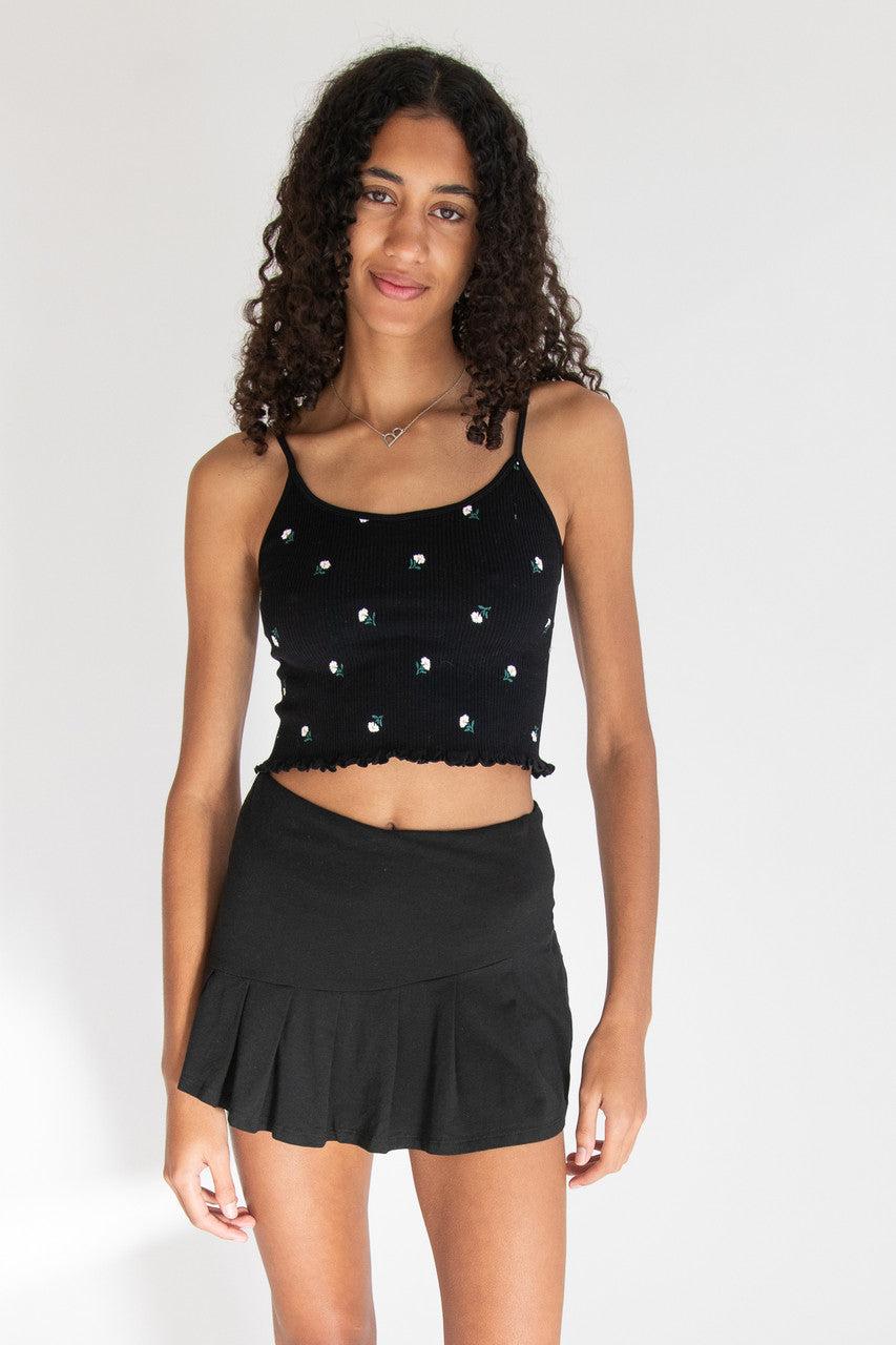 Knife Pleat Jersey Skort Product Image