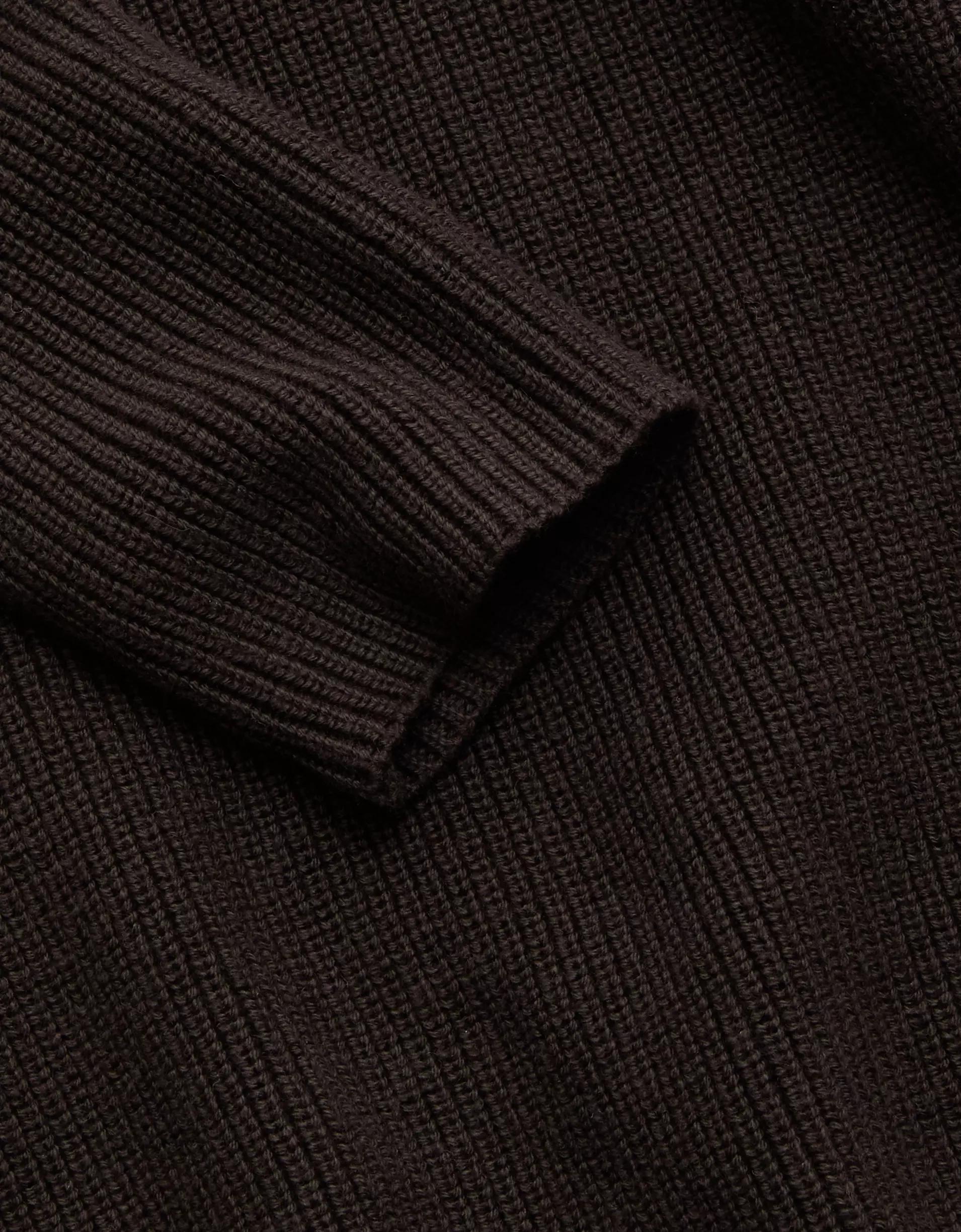 AE77 Premium Striped Shaker Stitch Sweater Product Image