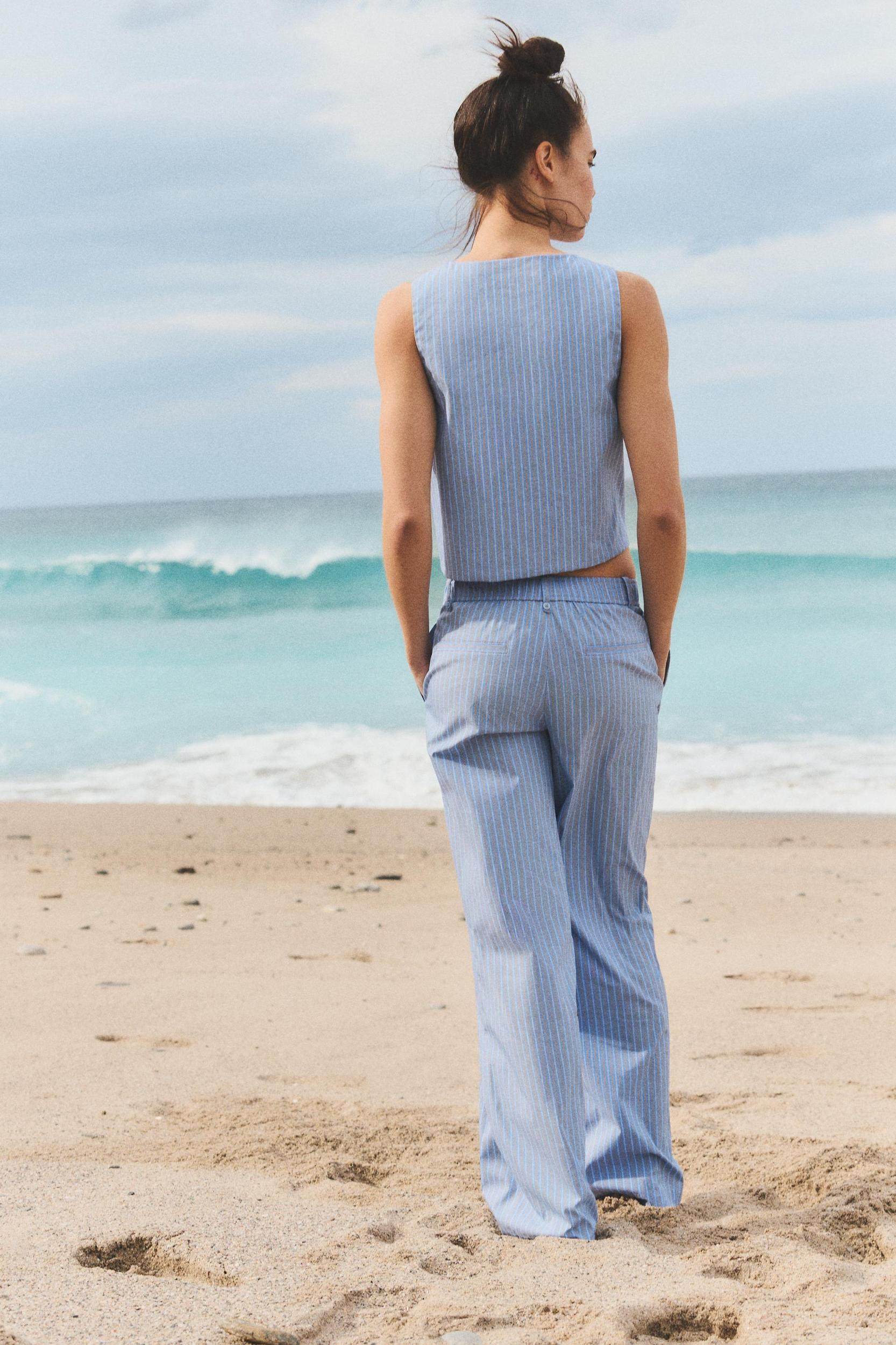 STRIPED PAJAMA PANTS Product Image