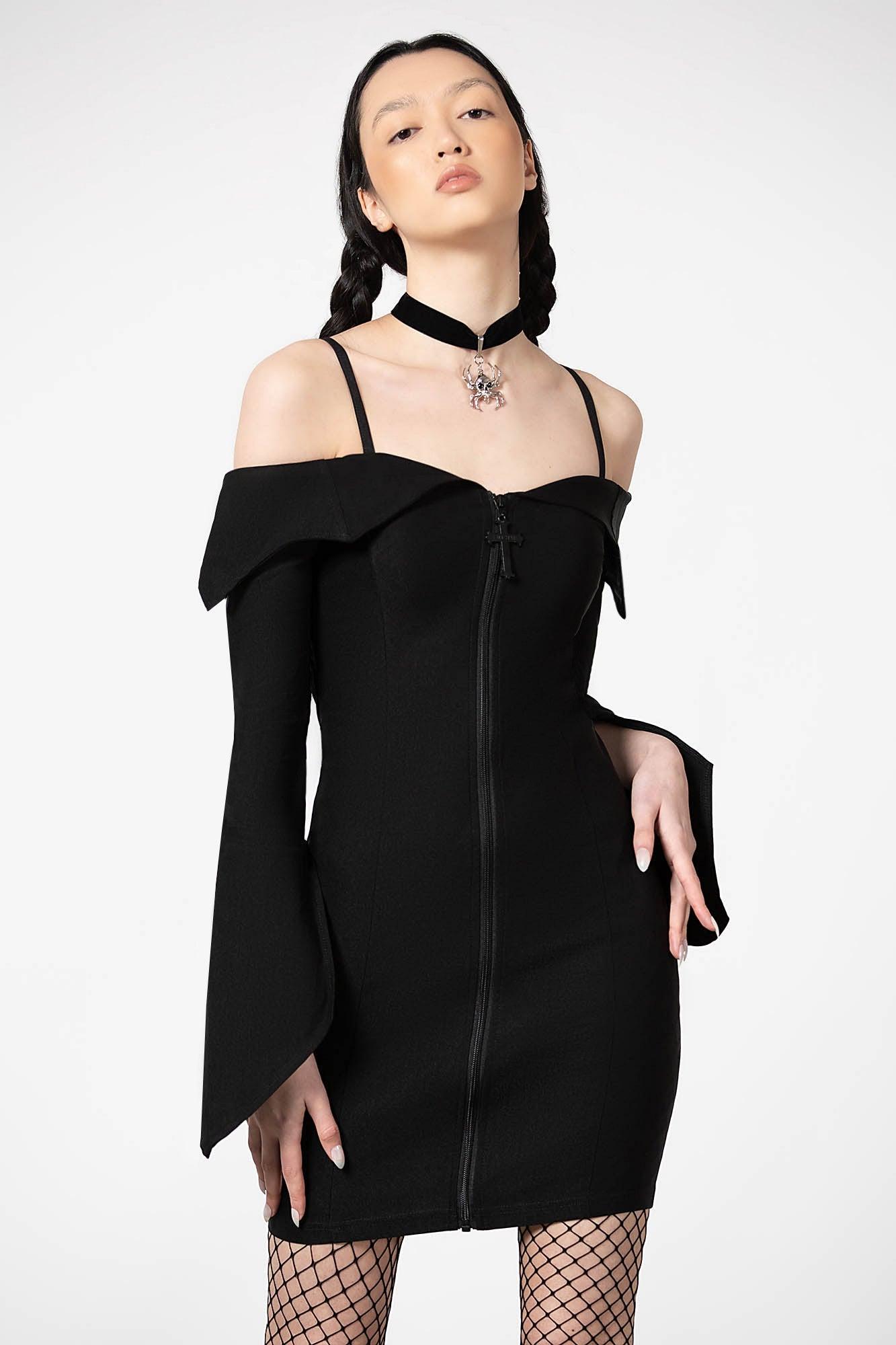 Demelza Bardot Zip Dress - Resurrect Female Product Image