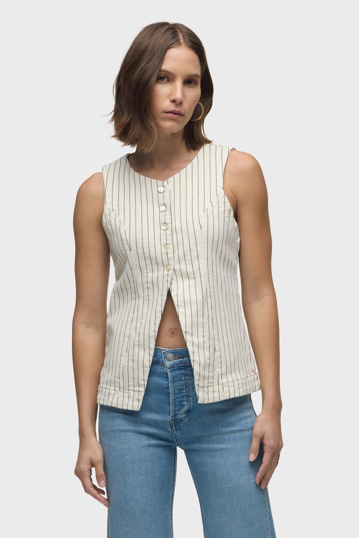 Cutaway Tuxedo Vest Female Product Image