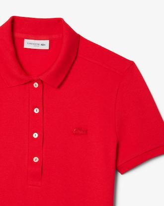 Women's L.12.D Slim Fit Stretch Mini Piqué Polo Product Image