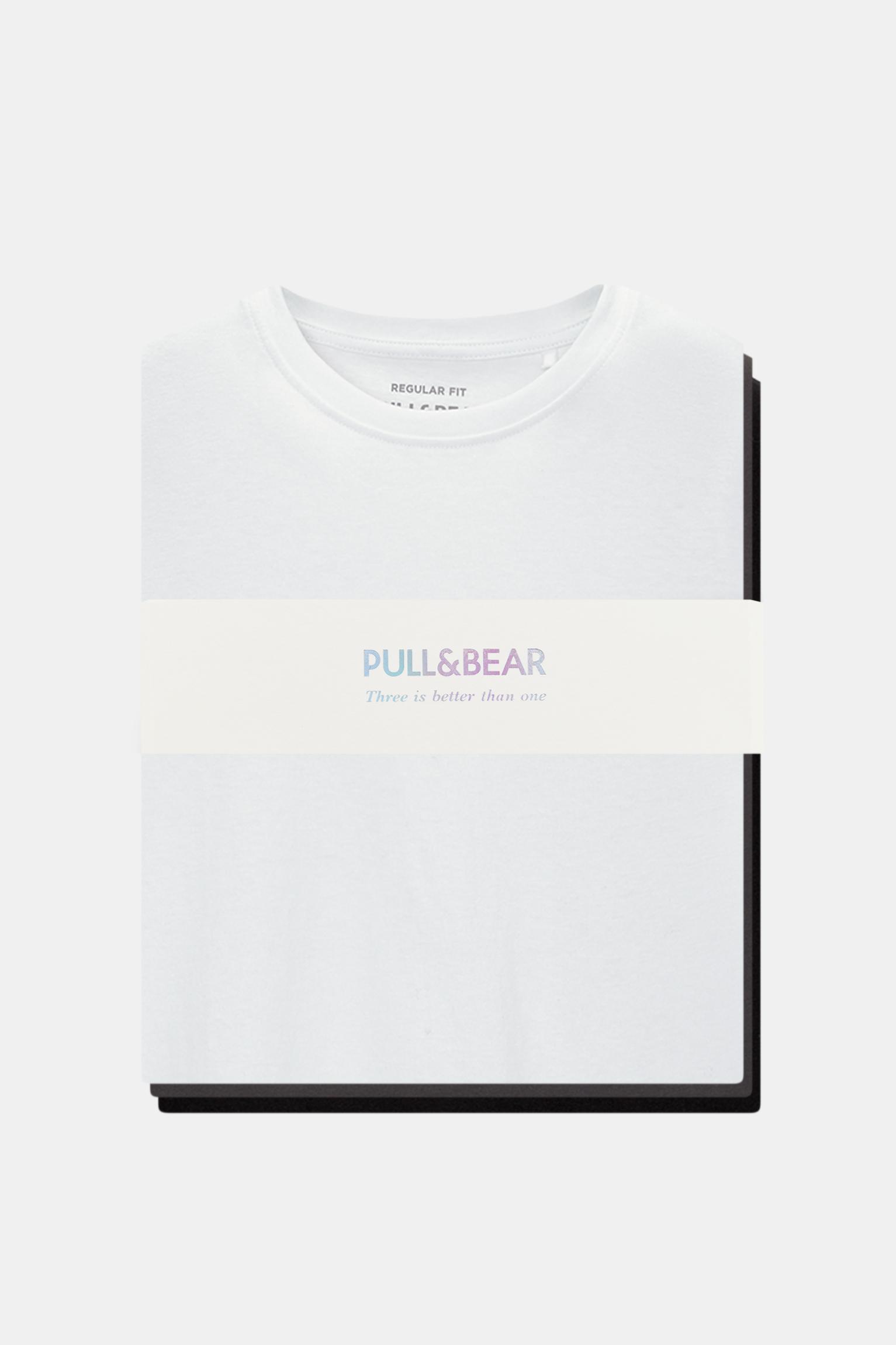 Pack of 3 basic regular fit T-shirts Product Image