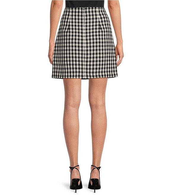 tyler boe Coordinating Tommy Check Pattern Notch Lapel Long Sleeve Button Front Blazer Product Image