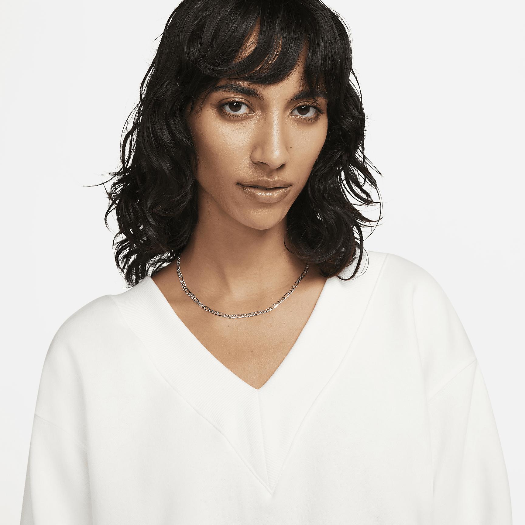 Nike Sportswear Phoenix Fleece Women's Oversized V-Neck Sweatshirt Product Image