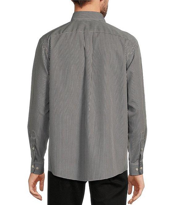 Gold Label Roundtree & Yorke Big & Tall Non-Iron Long Sleeve Small Checked Print Sport Shirt Product Image