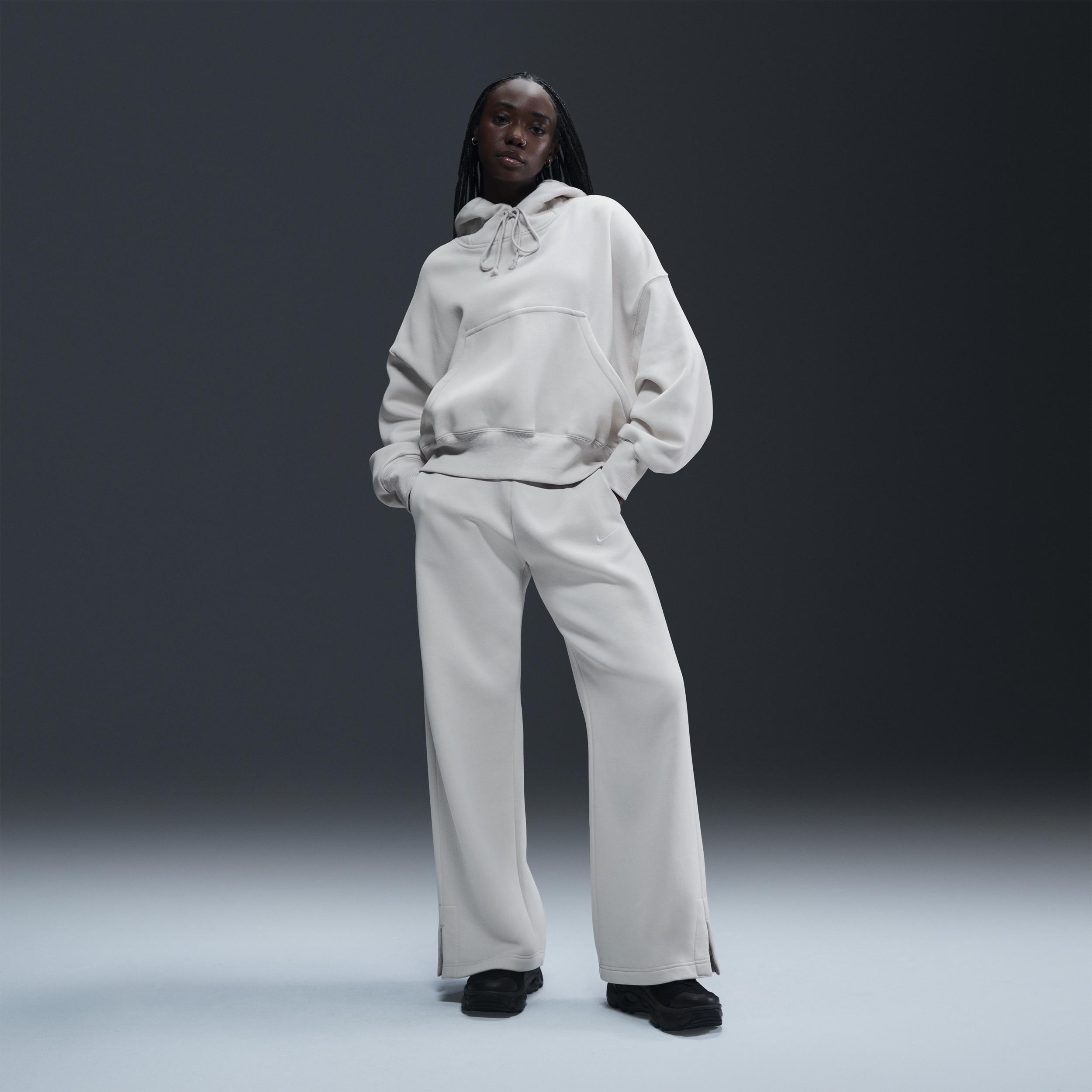 Womens Nike Sportswear Phoenix Fleece Over-Oversized Pullover Hoodie | DQ5858-104 Product Image