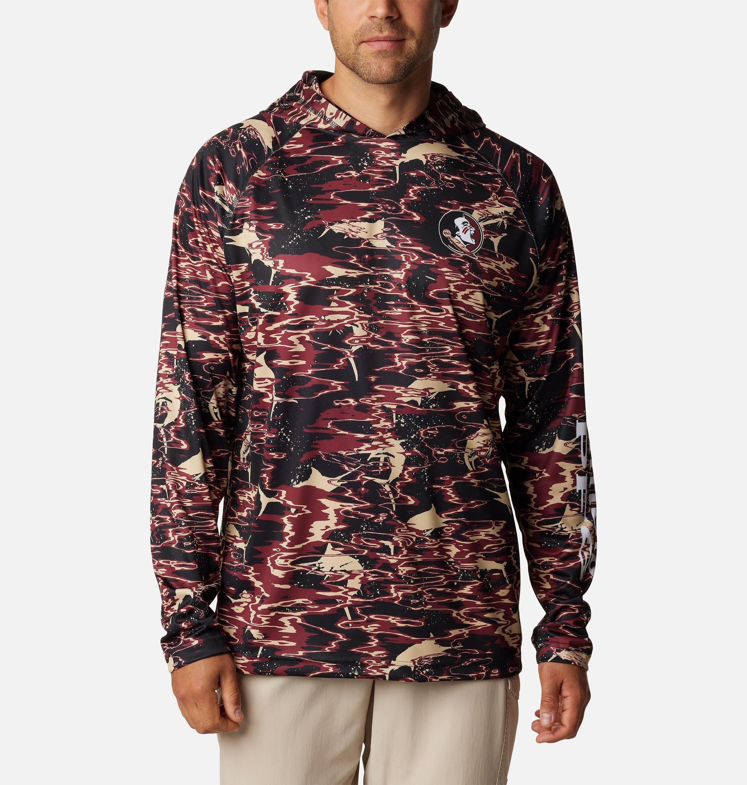 Columbia Mens Collegiate PFG Super Terminal Tackle Hoodie - Florida State- Product Image