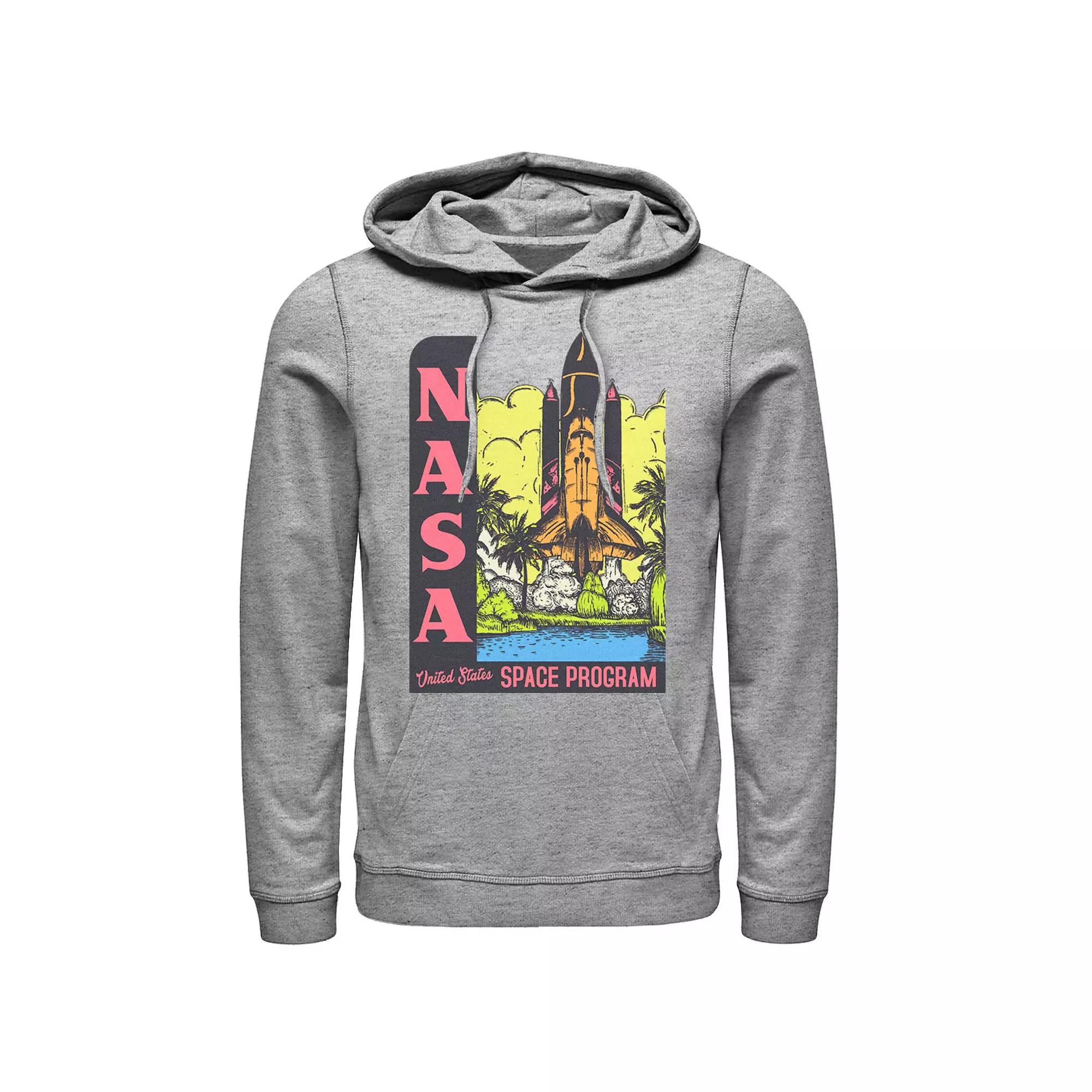 Men's NASA Vintage Space Program Poster Hoodie,  Product Image