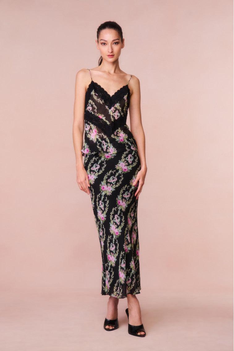 Castle Floral Maxi Skirt Product Image