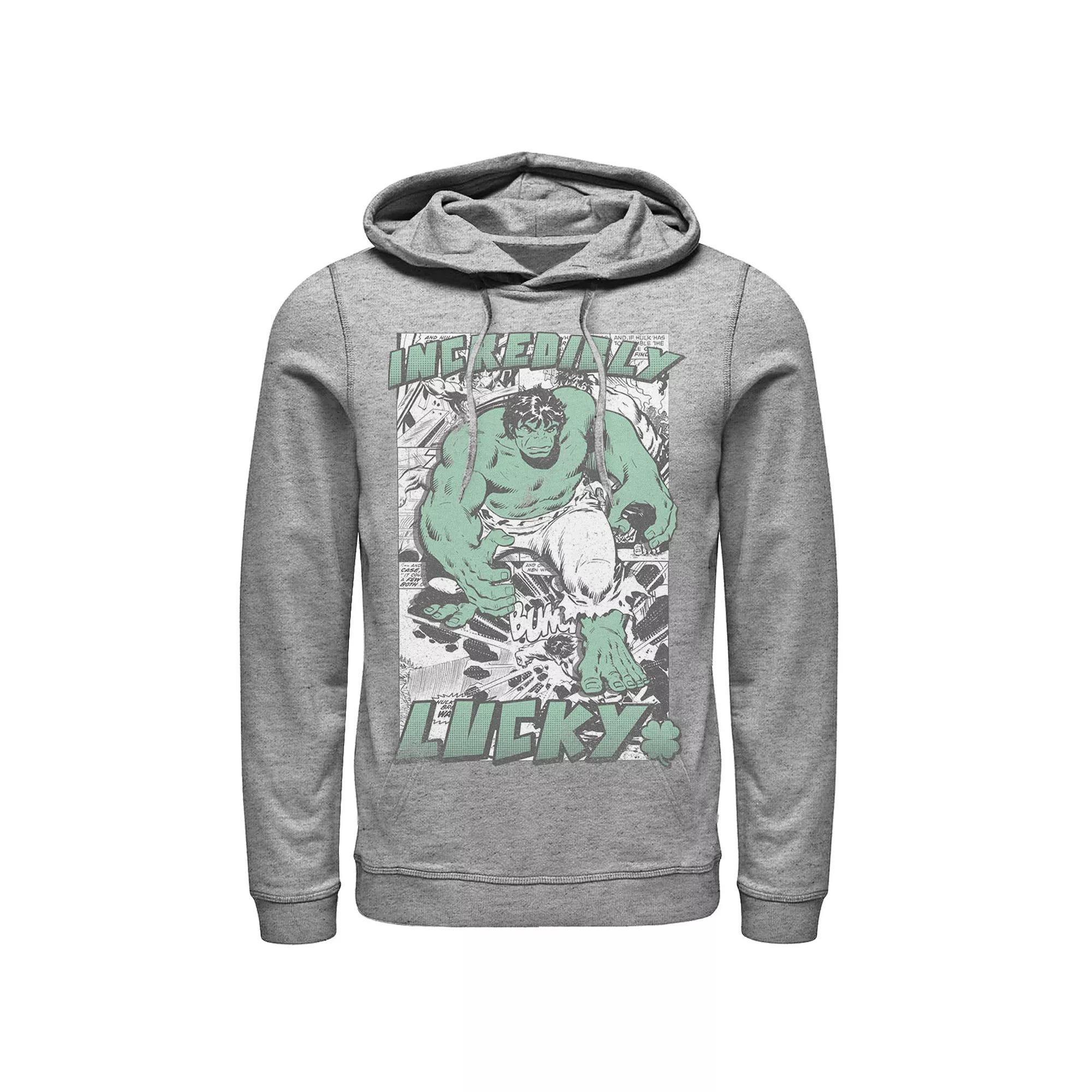 Men's Marvel Hulk Incredibly Lucky St. Patrick's Hoodie,  Product Image