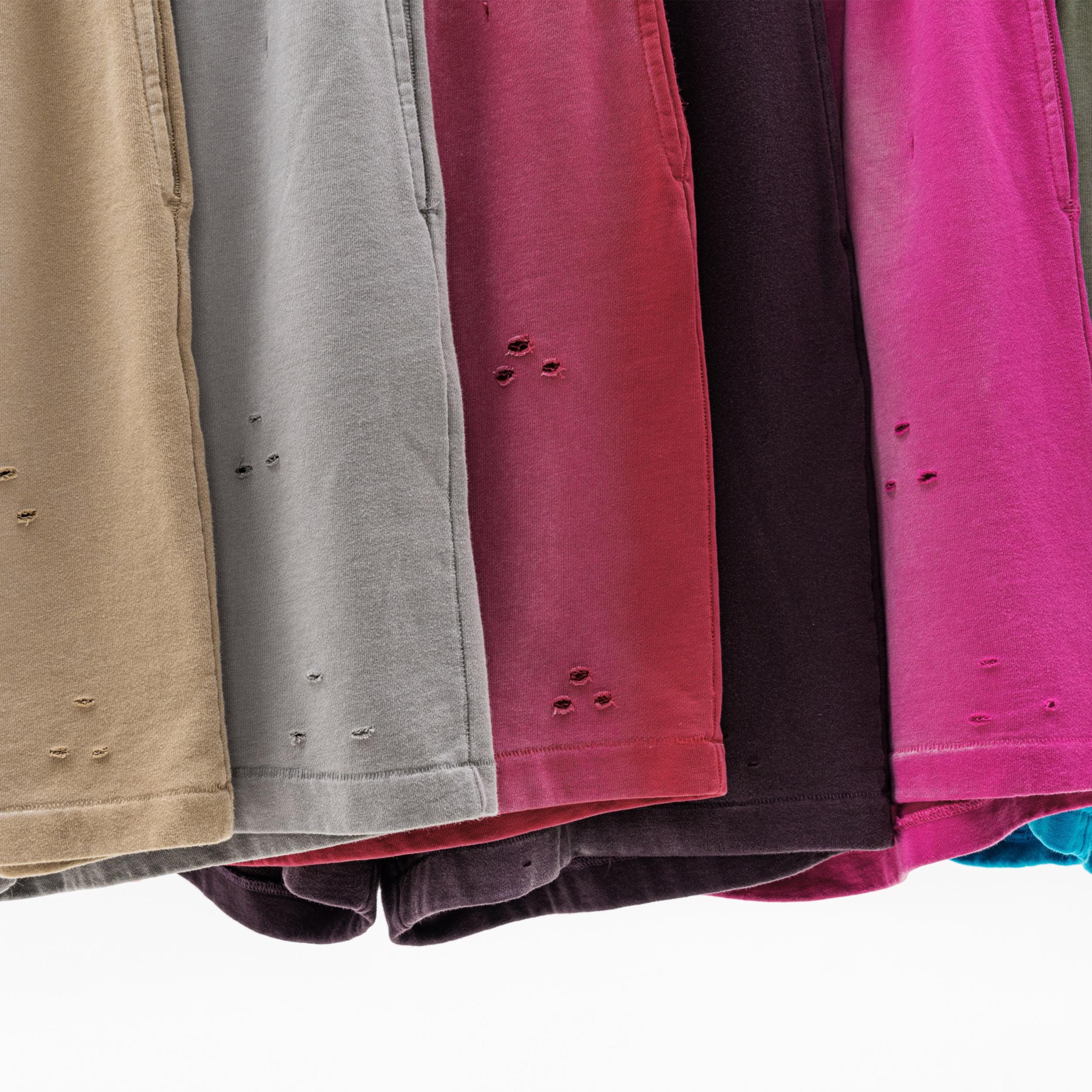 Vintage Washed Ripped Shorts Product Image