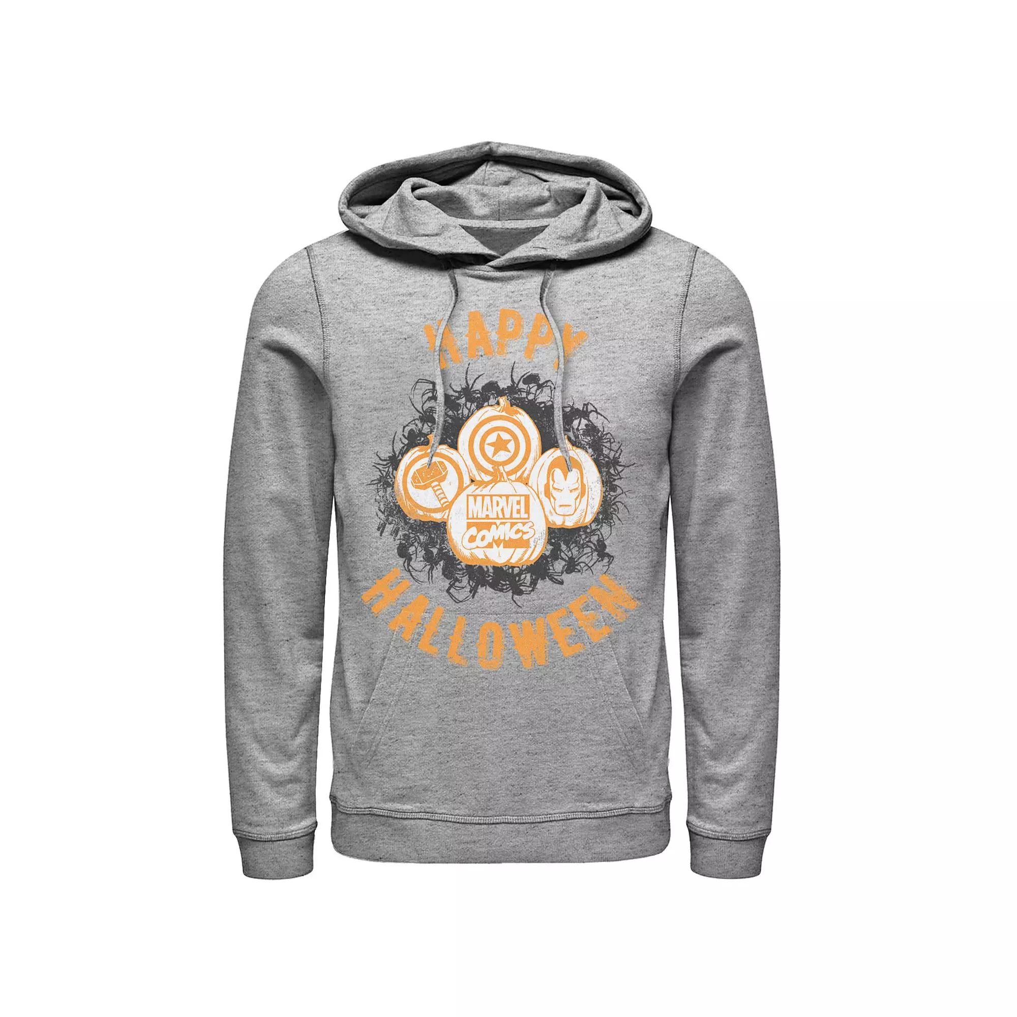 Men's Marvel Avengers Pumpkins Happy Halloween Hoodie,  Product Image