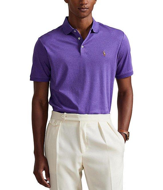 Polo Ralph Lauren Classic Fit Multicolored Pony Soft Cotton Polo Shirt Product Image