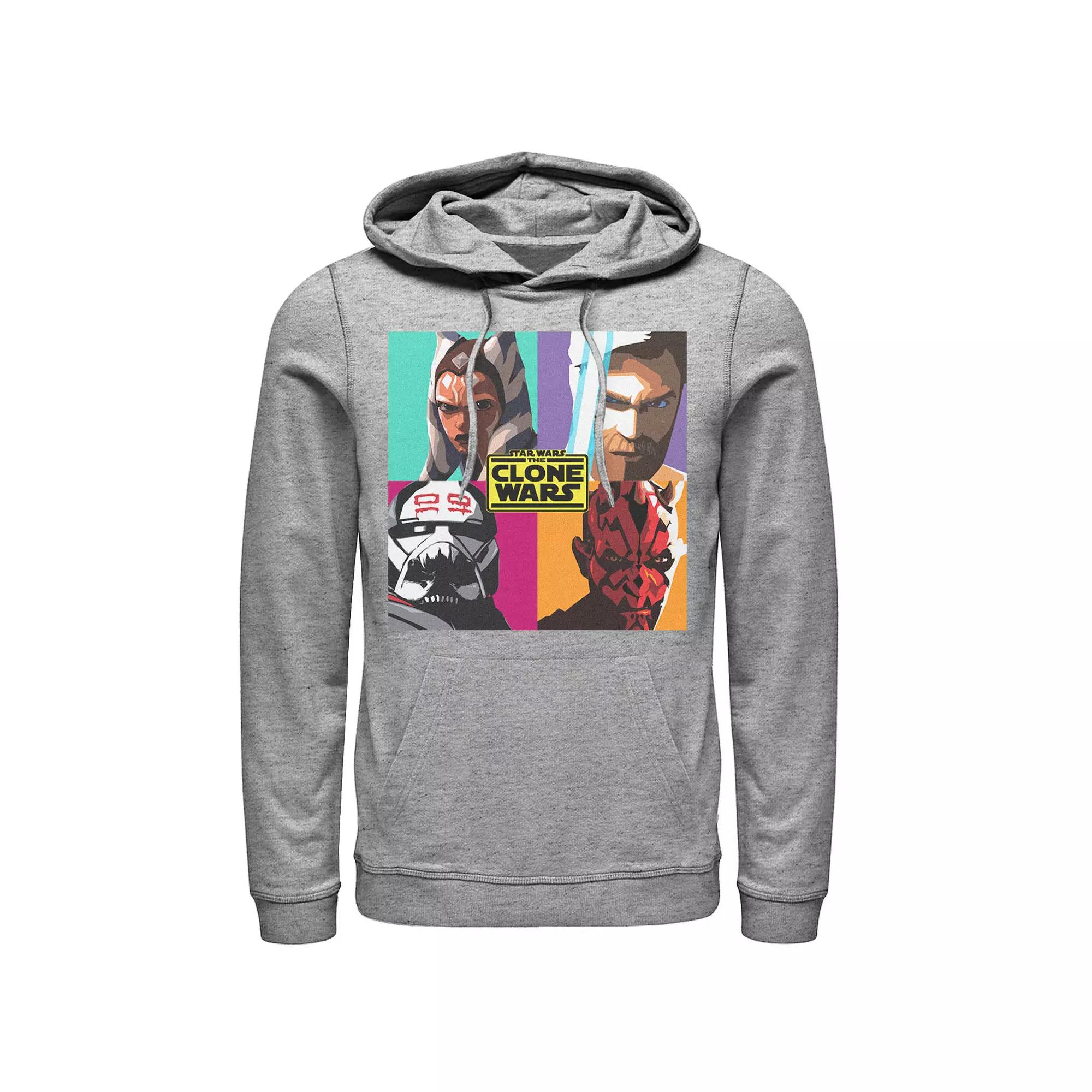 Men's Star Wars: The Clone Wars Pop Art Box Up Hoodie,  Product Image