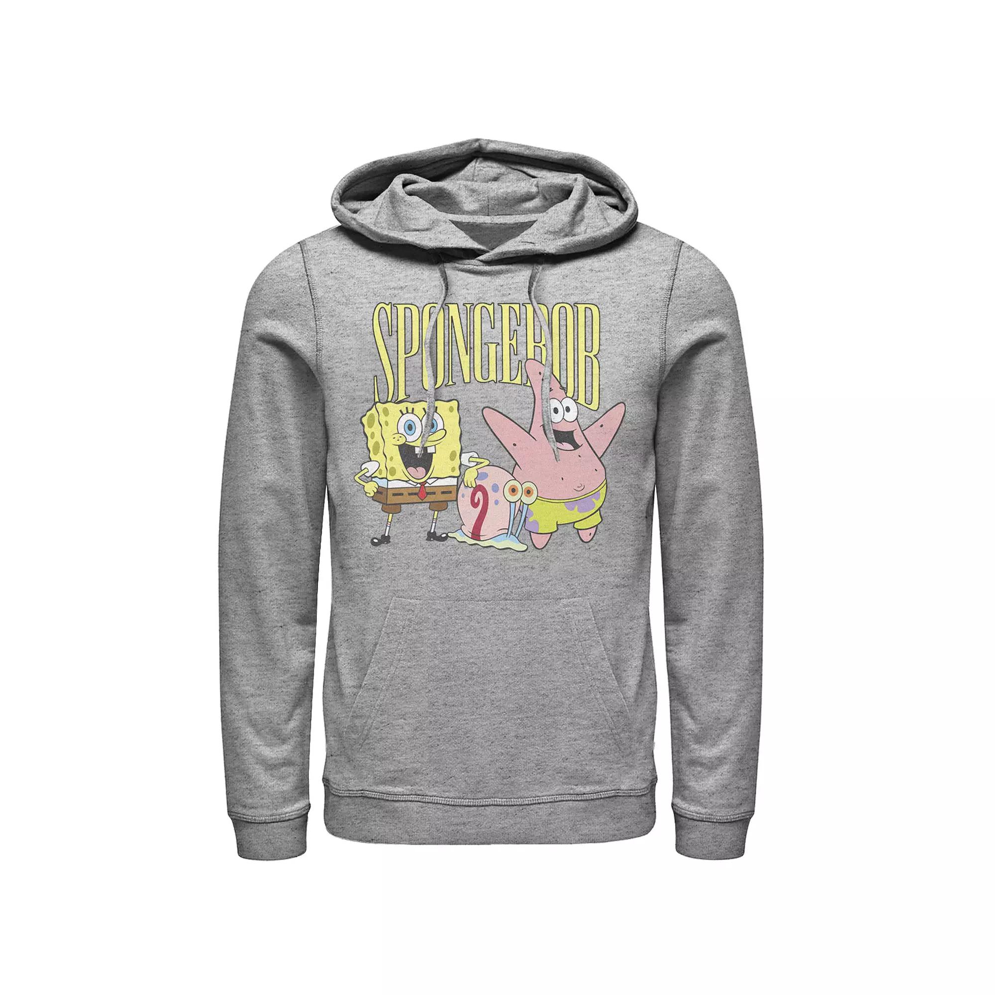 Men's SpongeBob SquarePants Best Friends Poster Hoodie,  Product Image