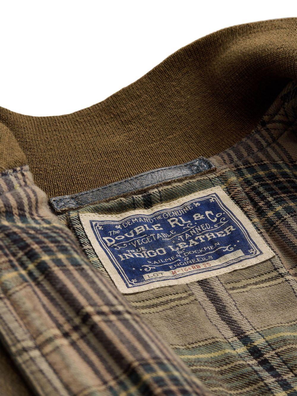 Stanton distressed leather jacket Product Image