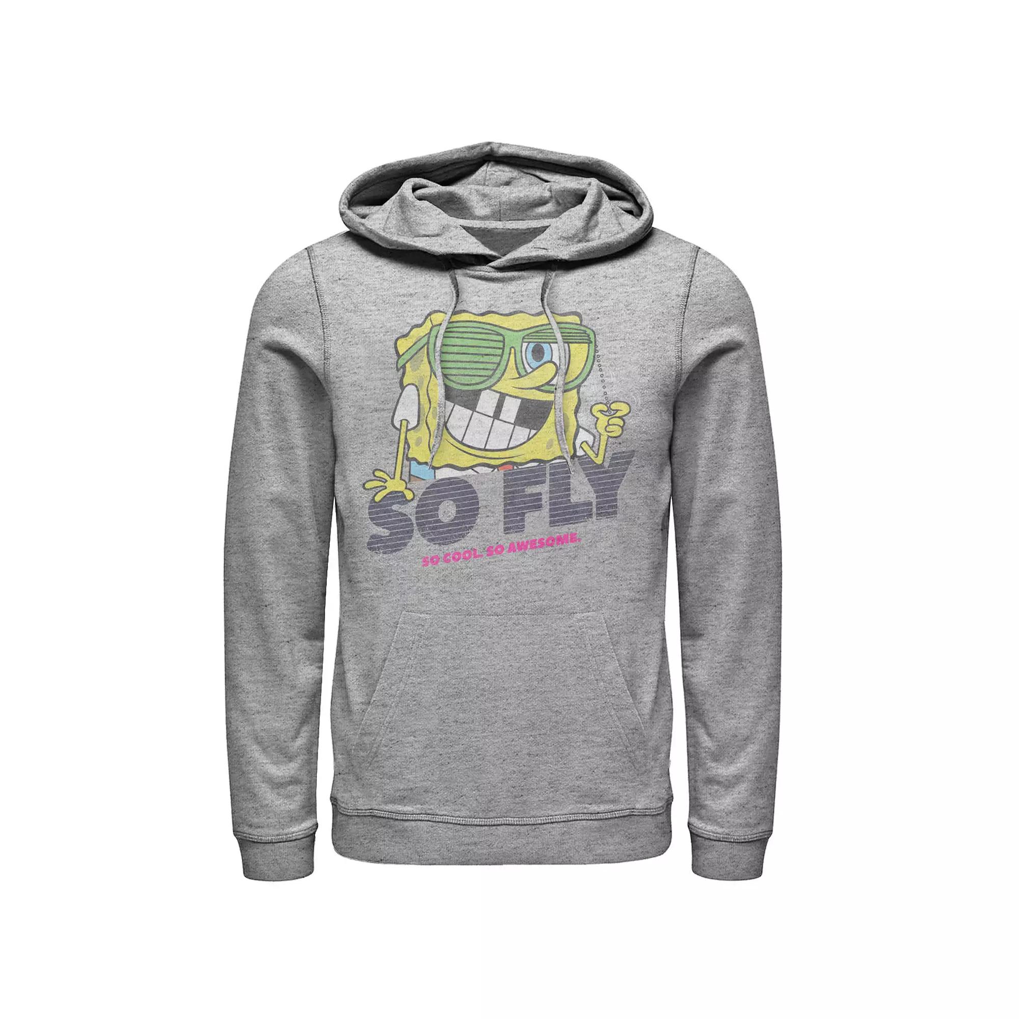 Men's Nickelodeon SpongeBob SquarePants So Fly So Cool Retro Hoodie,  Product Image