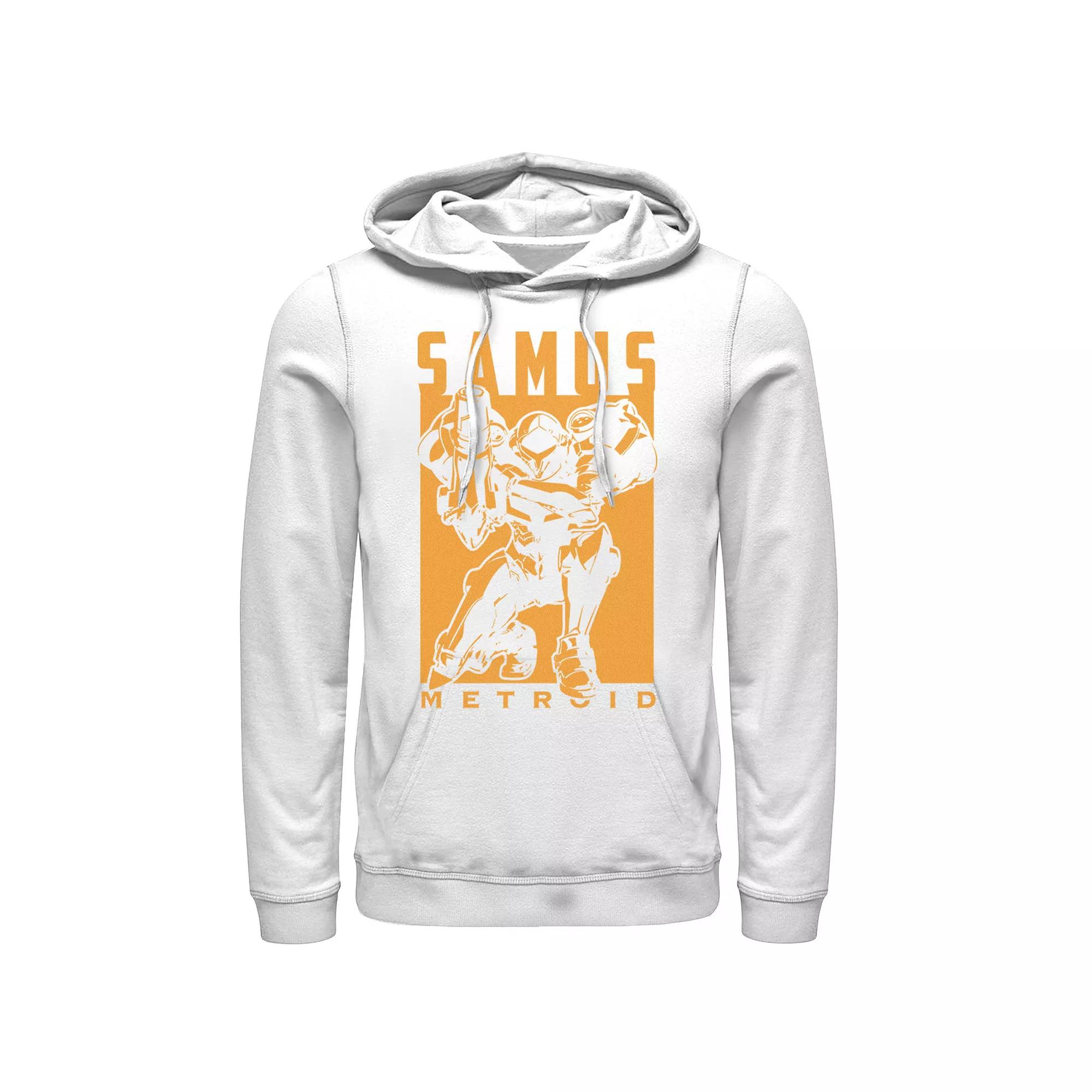 Men's Nintendo Metroid Samus Returns Warrior Pose Hoodie,  Product Image