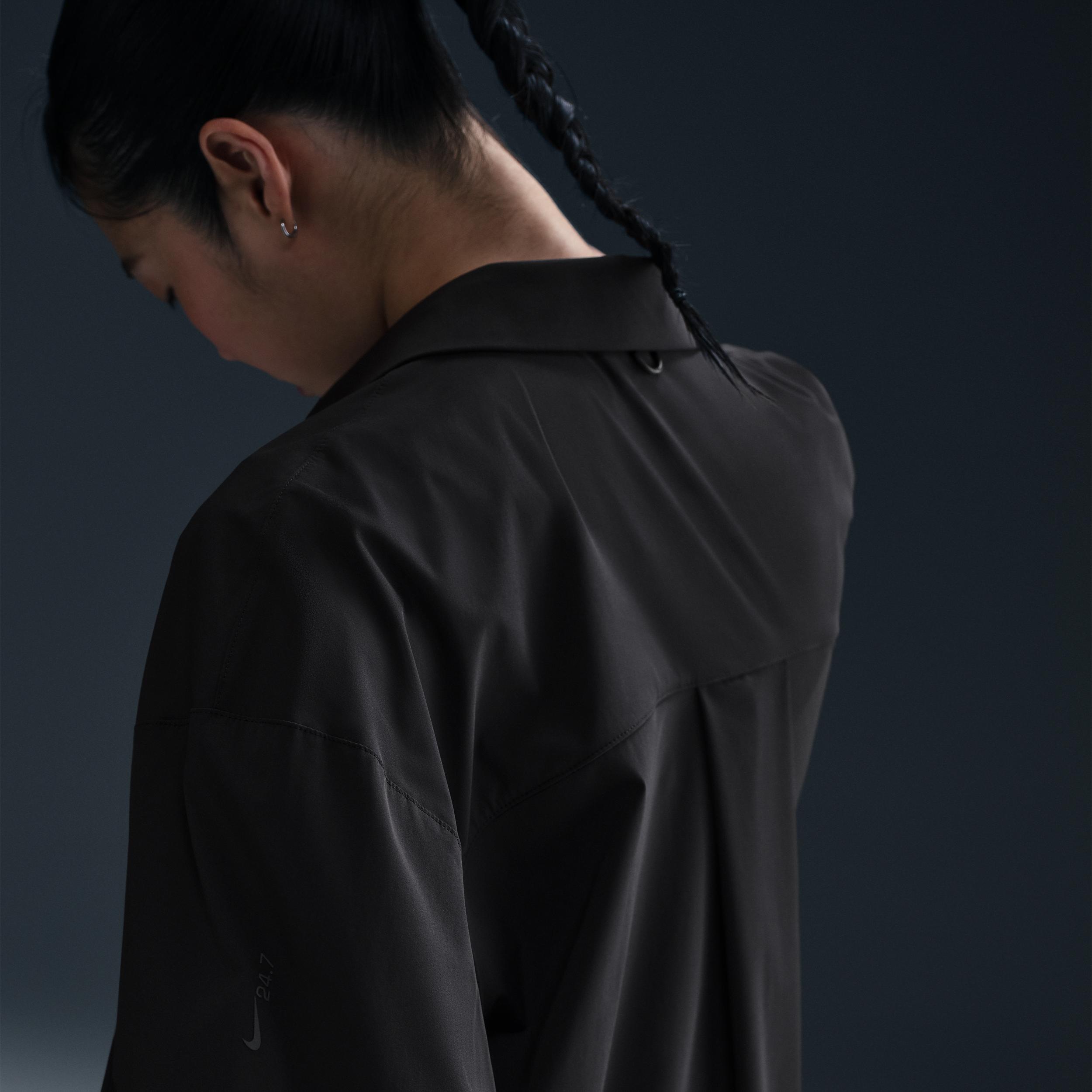 Nike Womens 24.7 PerfectStretch Dri-FIT Oversized Long-Sleeve Shirt | HM8385-455 Product Image