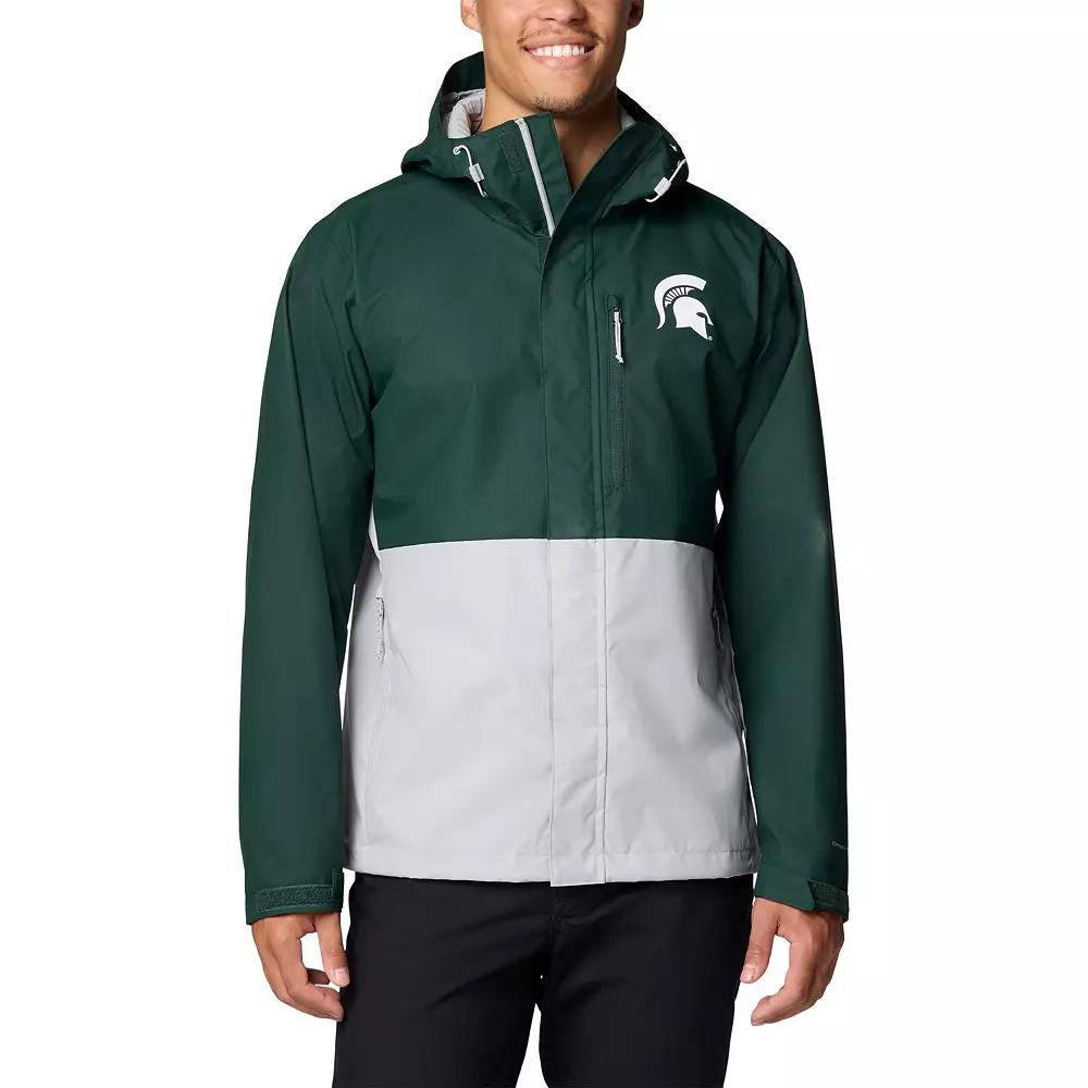 Men's Columbia Green Michigan State Spartans Field Bound Omni-Tech™ Full-Zip Jacket,  Product Image