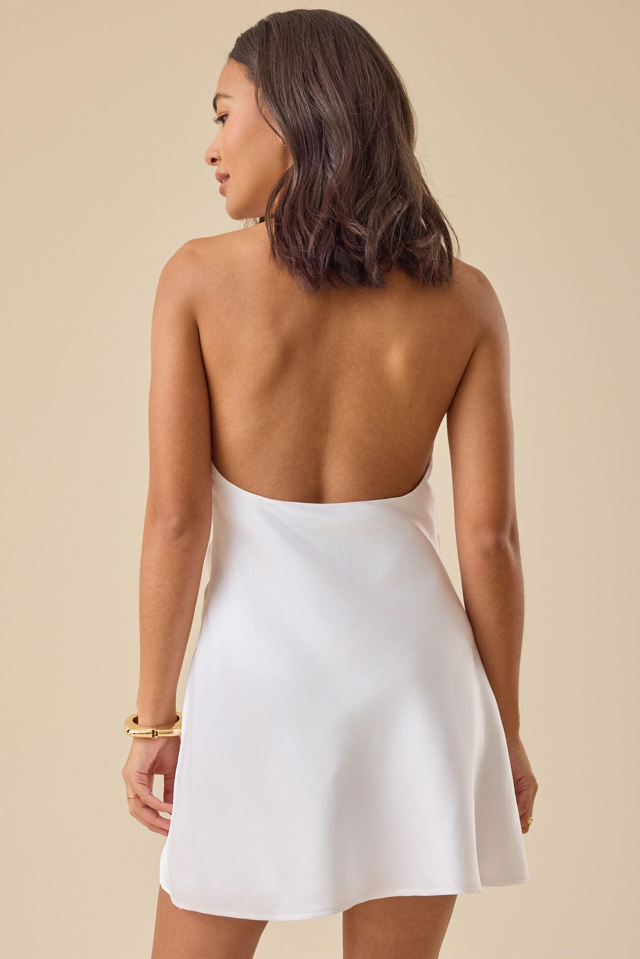 Sunny Satin Mini Dress Product Image