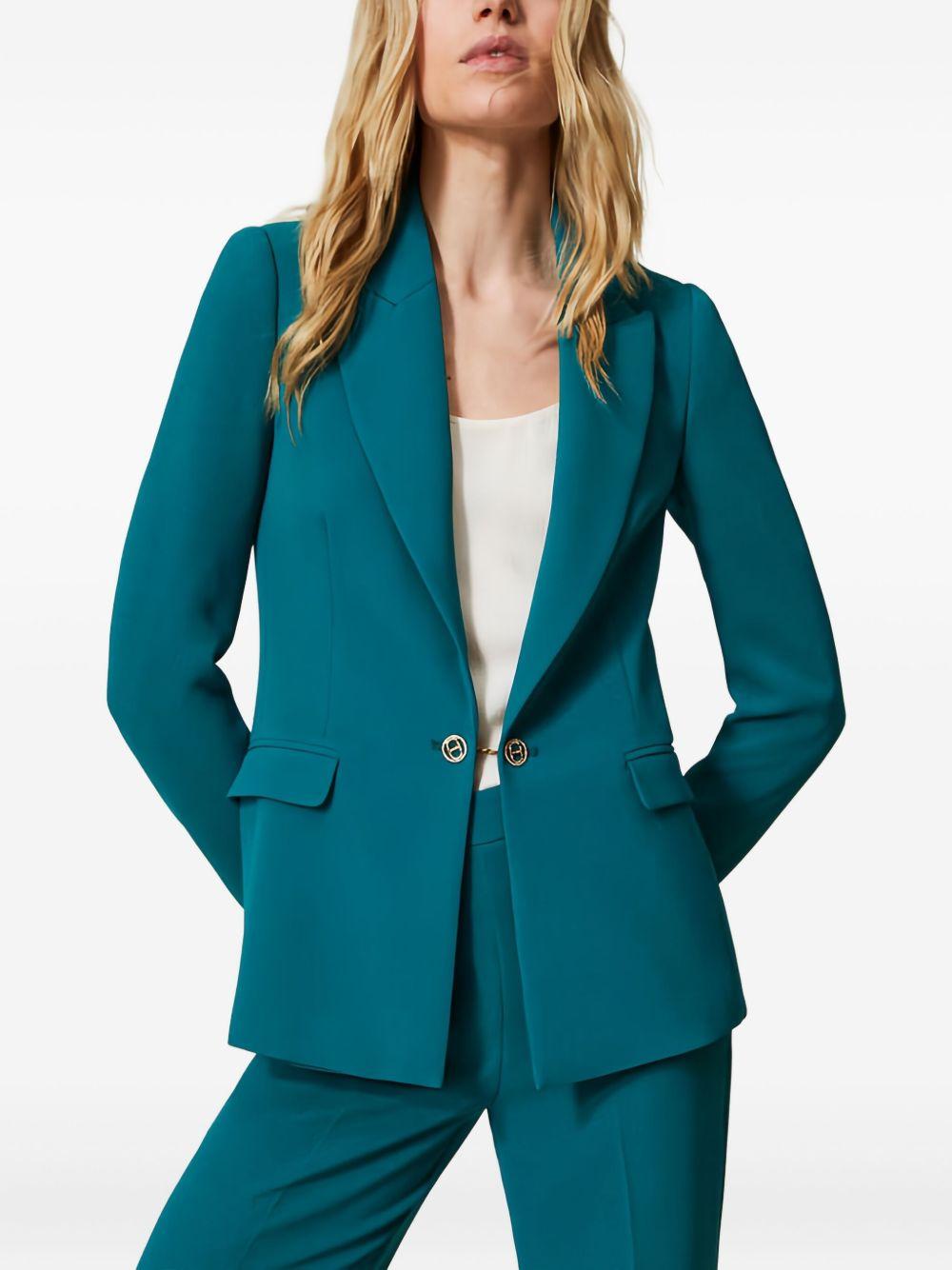 embellished-button single-breasted blazer Product Image