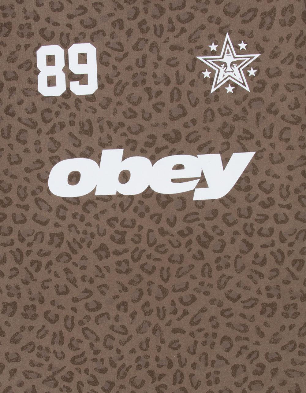 OBEY Rewind Mens Tee - LEOPARD BROWN Product Image