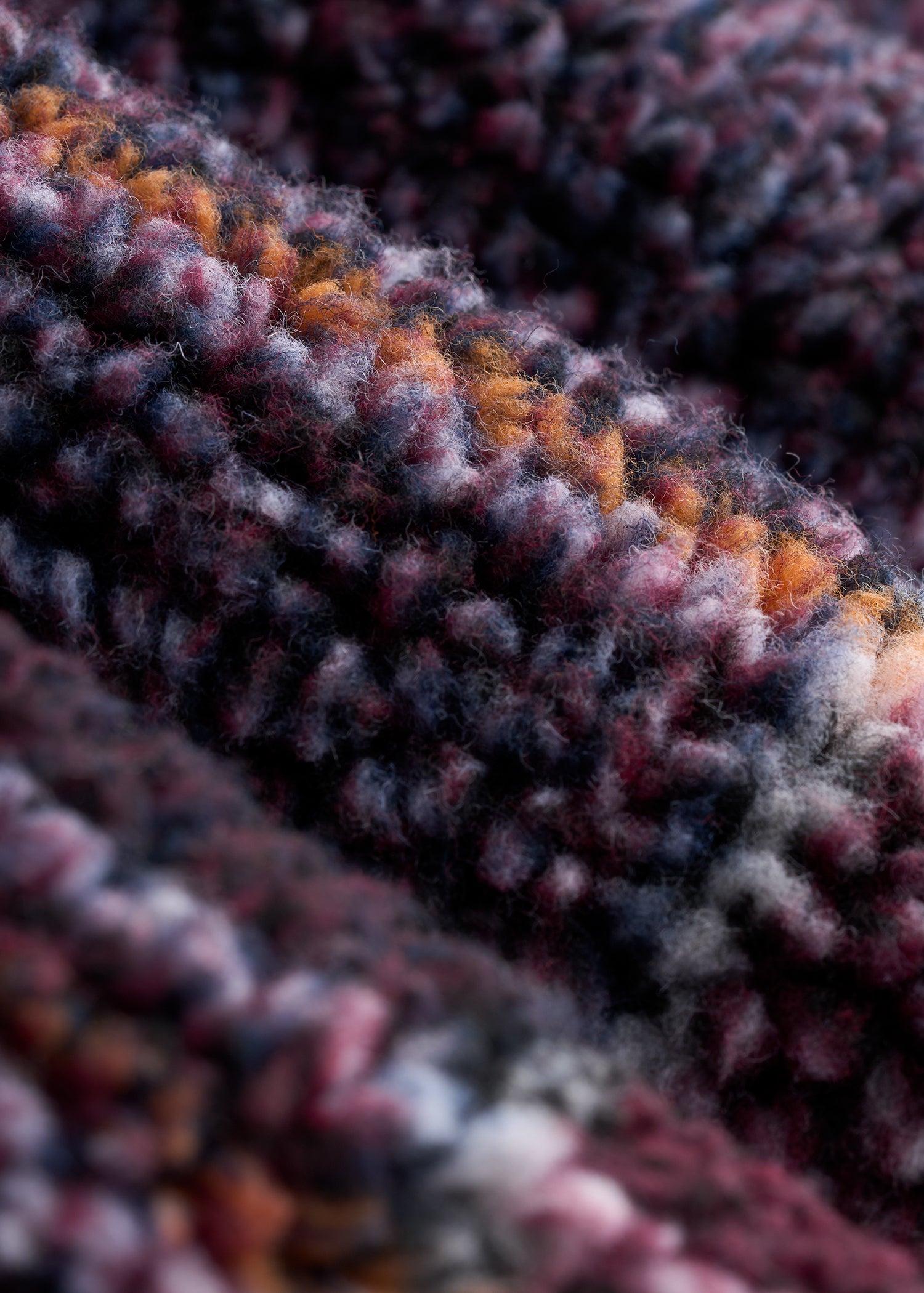 Sherpa Shirt Jacket for Tall Men in Burgundy and Navy Plaid Male Product Image