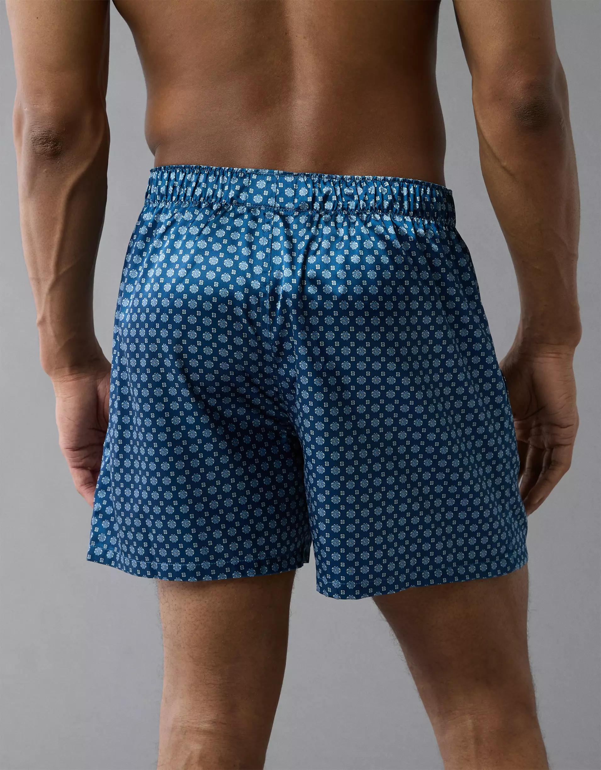 AEO Men's Printed Satin Pocket Boxer Short Product Image