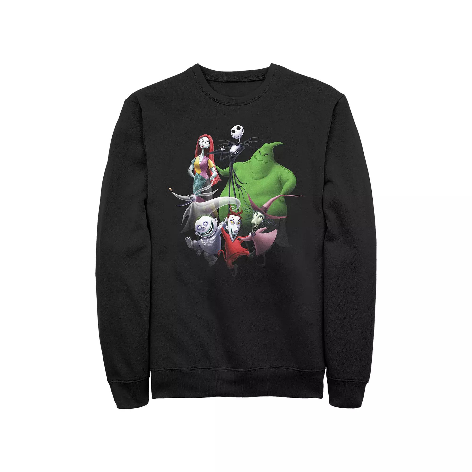 Disney's The Nightmare Before Christmas Group Shot Men's Graphic Fleece,  Product Image