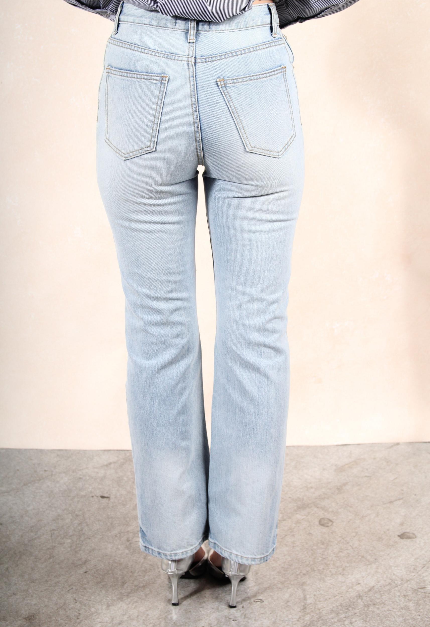 Slim Straight Leg Jeans Product Image