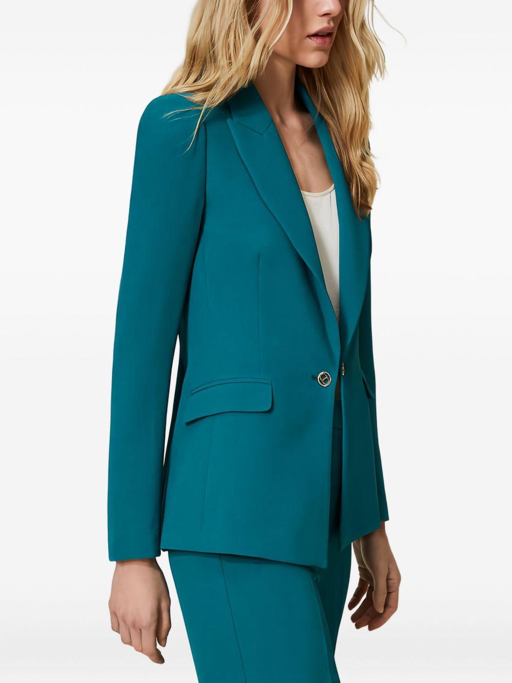 embellished-button single-breasted blazer Product Image