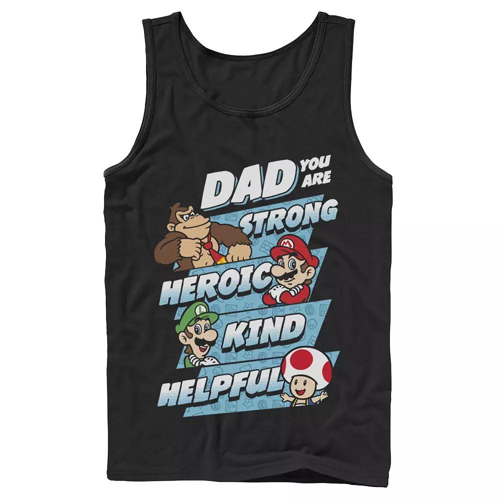 Men's Nintendo Super Mario Dad You Are Tank Top,  Product Image