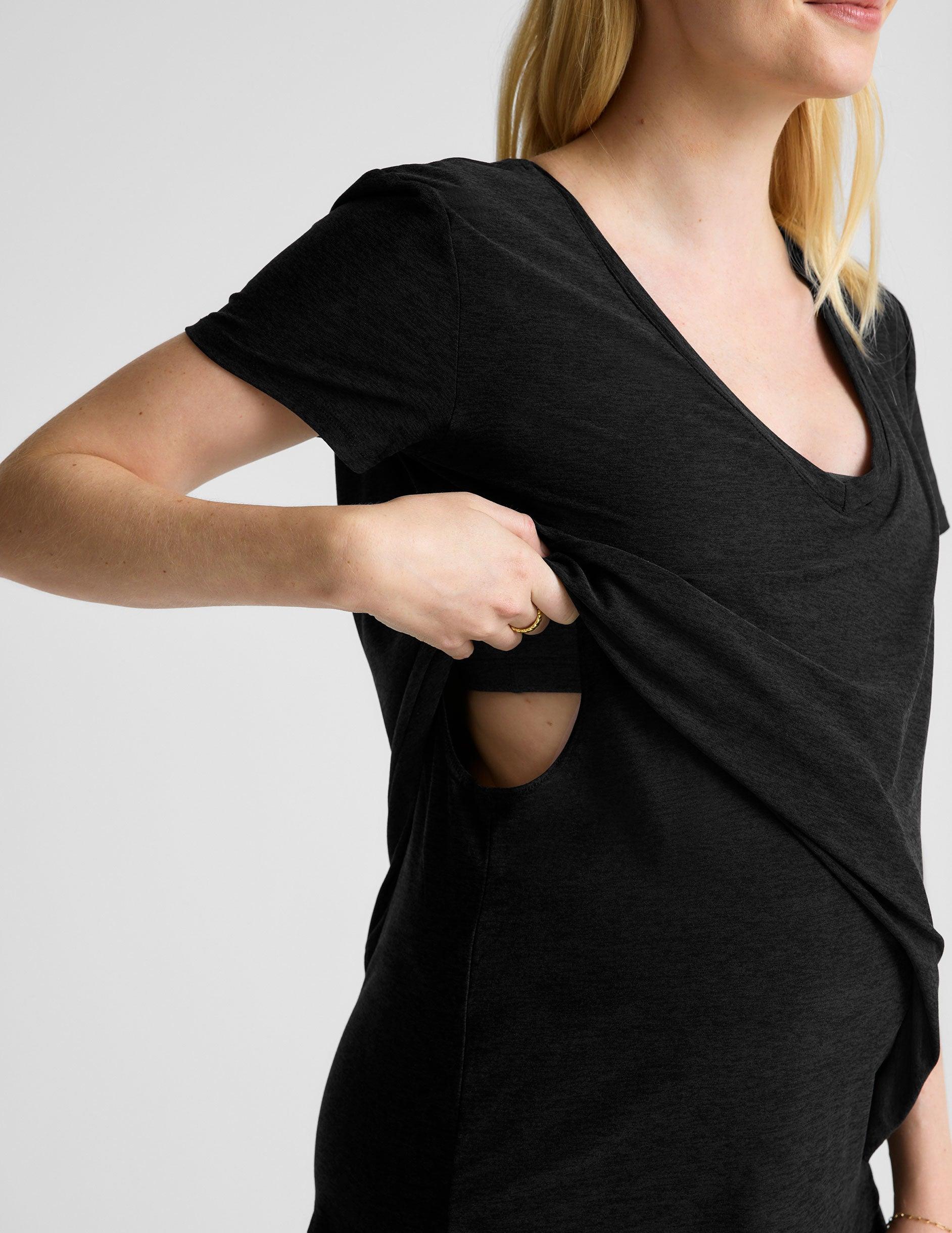 Featherweight Cozy Cover Maternity Nursing Tee Product Image