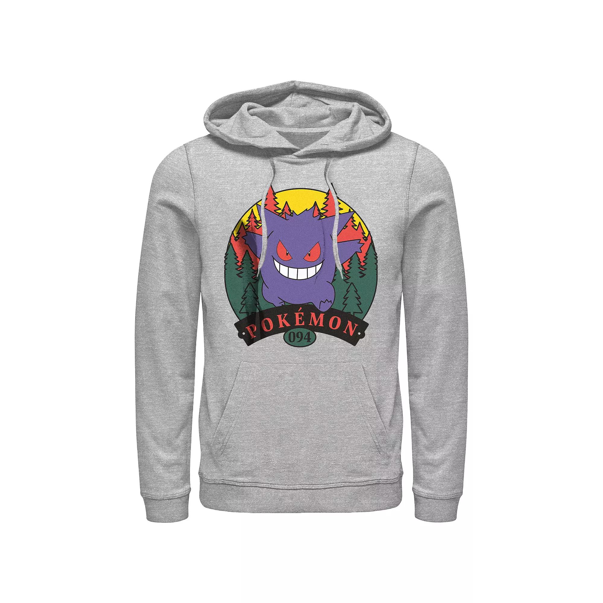 Men's Pokemon Gengar Attack Graphic Hoodie,  Product Image