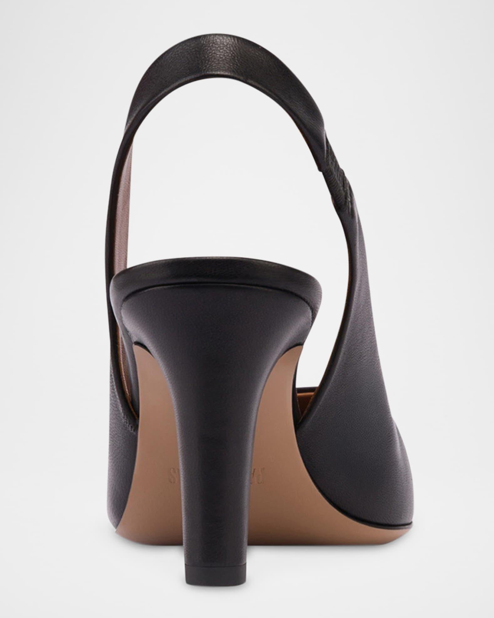 Belle Leather Slingback Pumps Product Image