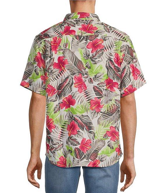 Tommy Bahama Short Sleeve Hibiscus Print Woven Shirt Product Image