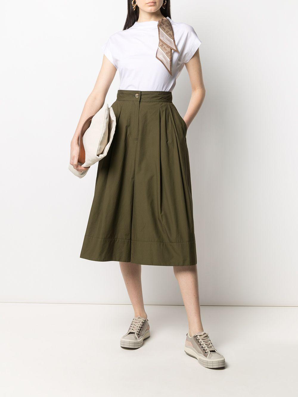 logo-print scarf T-shirt Product Image