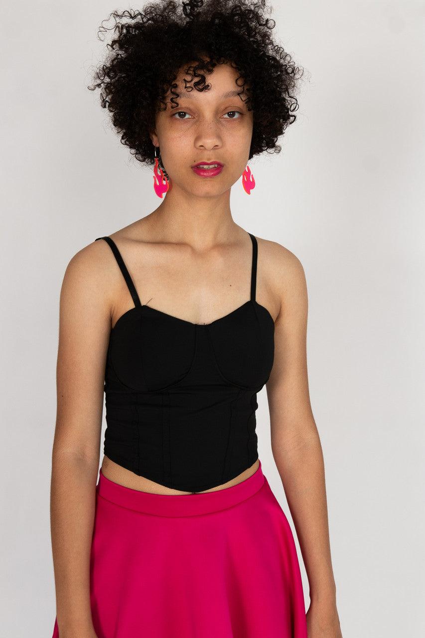 Hanky Hem Bustier Top Product Image