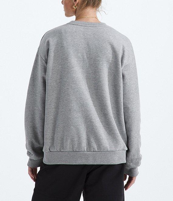 The North Face Evolution Embroidered Logo Crew Neck Long Sleeve Pullover Product Image