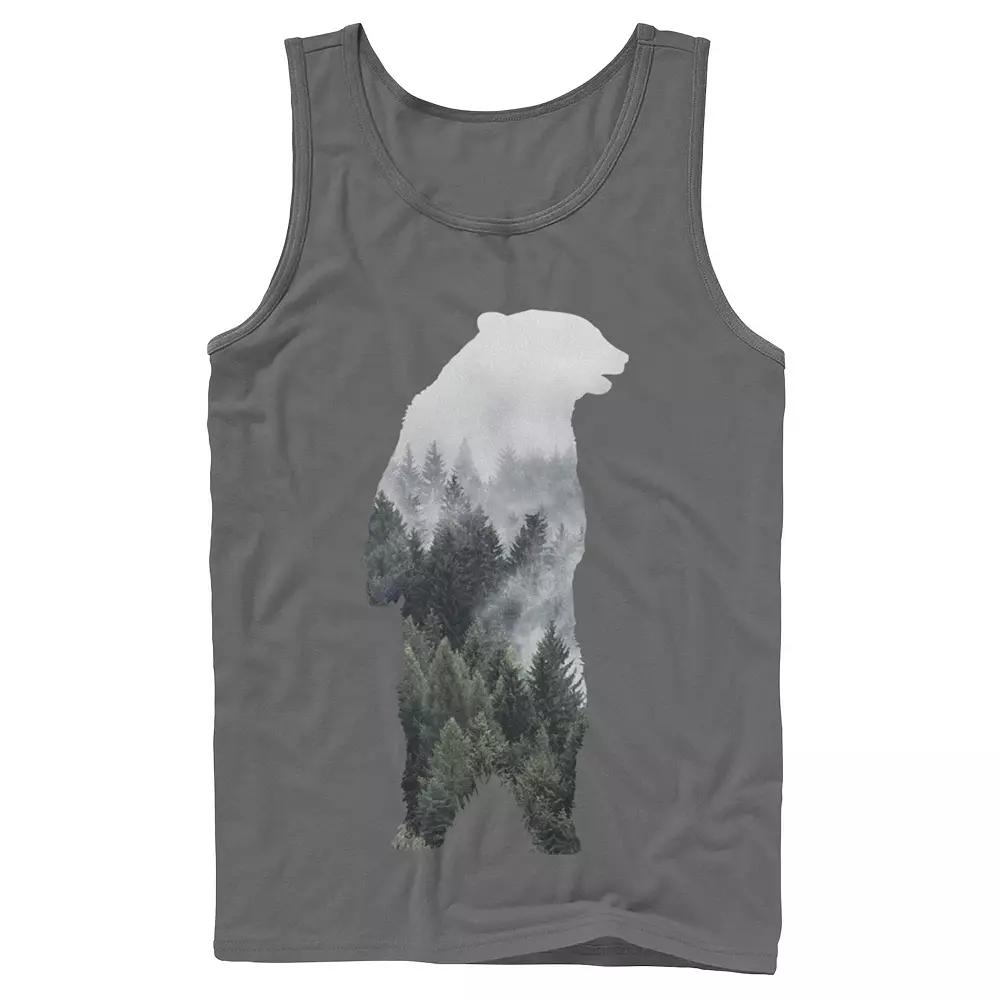 Men's Bear Mountain Silhouette Tank Top,  Product Image