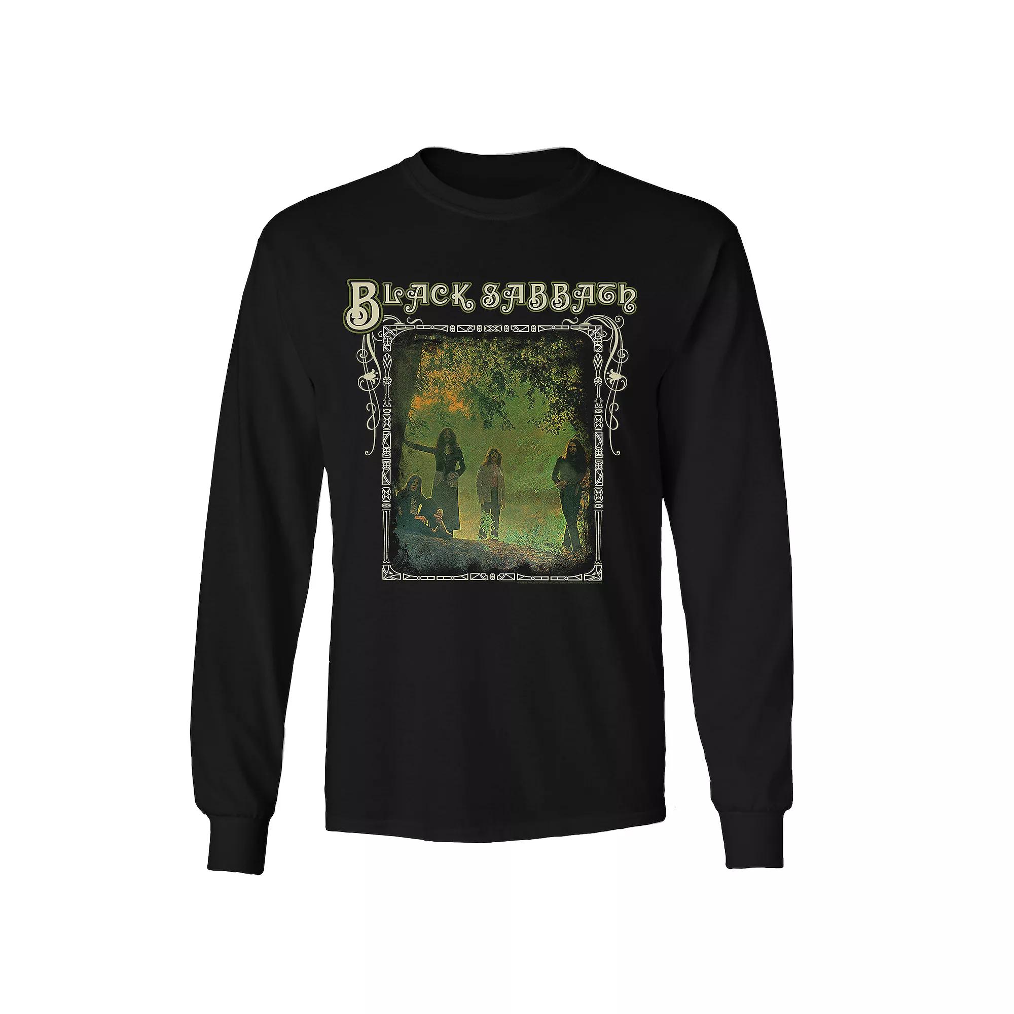 Men's Black Sabbath Photo Framed Long Sleeve, Size: Medium Product Image