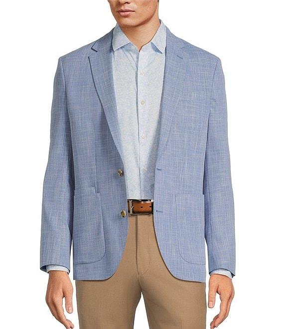 Hart Schaffner Marx The Mr. Classic Collection Long Sleeve Solid Texture HartFlex Blazer Product Image
